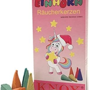 Knox Conos de incienso, diseño de unicornio